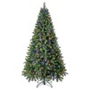 Home Heritage 1-1.5" Artificial Christmas Tree Base Rotating Metal Stand with Cascade Quick Set 7 Foot 450 LED Pre-Lit Artificial Christmas Tree - 3 of 4
