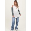 Pinkblush Blue Vintage Wash Wide Leg Maternity Jeans - 2 of 4