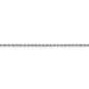 Black Bow Jewelry 1.8mm, 14k White Gold, Diamond Cut Solid Rope Chain Anklet - 2 of 4