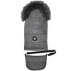 Cover Baby 0-3 Years Organic Premium Gray Wool Adjustable Footmuff in Pastel Dark Gray - 4 of 4