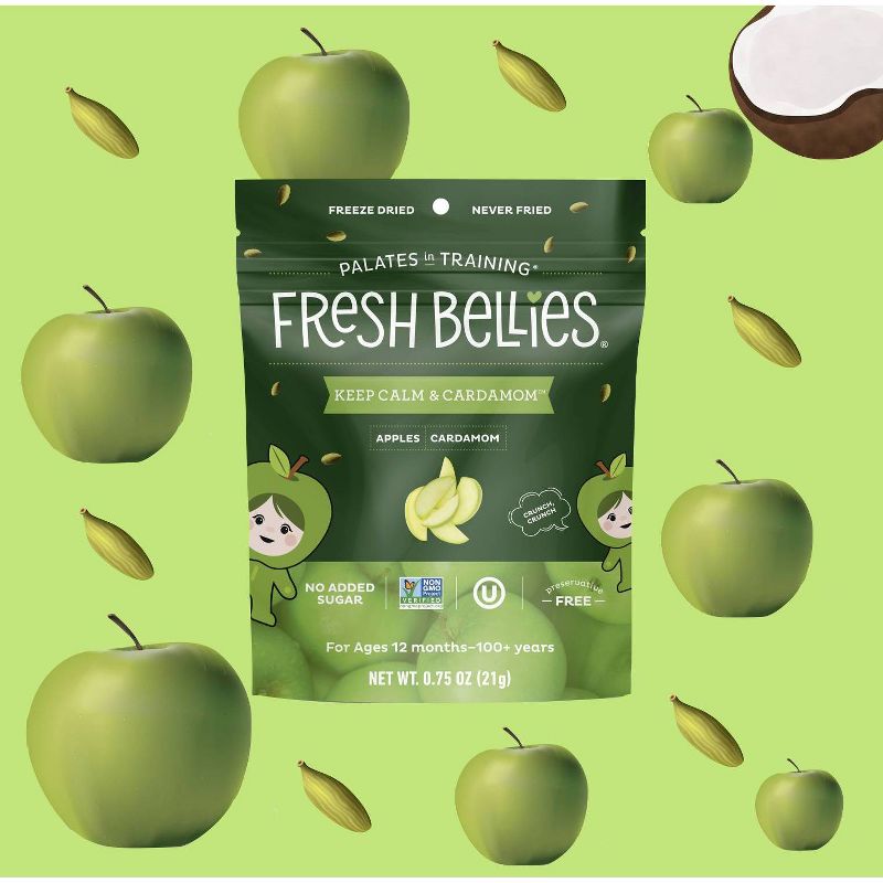 Fresh Bellies Keep Calm &#38; Cardamom Baby Snacks - 0.75oz, 5 of 9