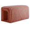 Kumasinova Plush Storage Ottoman Bench, Arch Hollow Design, Cat Nest & Storage Ottoman, Versatile Entryway Bench & Foot Stool, Soft Cushioned - 3 of 4