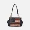 MKF Collection Alaina Vegan Leather Women’s Flag Shoulder Bag by Mia K - 2 of 4
