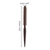 Unique Bargains Women's Durable Curling Comb Brown 1 Pc - 2 of 3