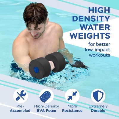Water Weights Dumbbells | 1 Pair Aquatic Exercise Dumbells For Swimming