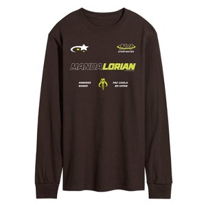 Men's - Star Wars - The Mandalorian Mando Jersey Long Sleeve Graphic T-Shirt - 1 of 2