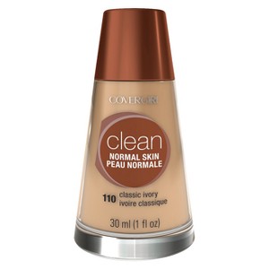 COVERGIRL Clean Foundation 110 Classic Ivory 1 fl oz