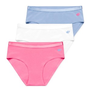 Lucky & Me Bella Girls Briefs Underwear Multiple Colors and Sizes - ComfySeam (3-Pack) - 1 of 4
