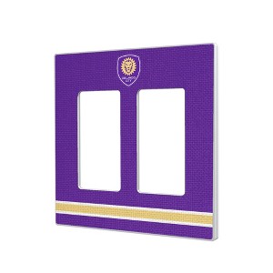 MLS Eastern Conference Teams Stripe Hidden-Screw Light Switch Plate for Double Rocker - 1 of 4