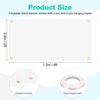 Unique Bargains Polyester Decorate DIY Blank Banners Signs with Hanging Rope 2 Pcs - 2 of 4