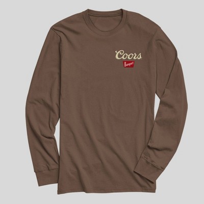 Men's Coors Long Sleeve T-Shirt - Brown