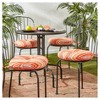 Kensington Garden 4pc 15"x15" Outdoor Bistro Chair Cushions - 2 of 4