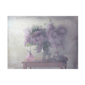 Trademark Fine Art -Delphine Devos 'Sweet Lilacs Purple' Canvas Art - 1 of 4