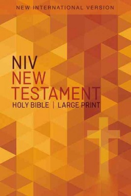 NIV, Outreach New Testament, Large Print, Paperback - by  Zondervan