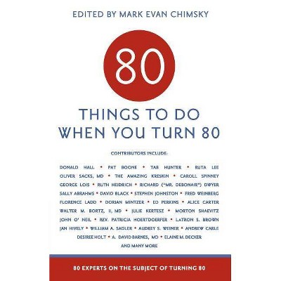 80 Things to Do When You Turn 80 - (Paperback)