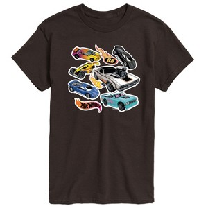 Men's - Hot Wheels - Stickers Short Sleeve Graphic T-Shirt - 1 of 3