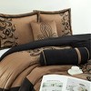Nanshing 7pc Queen Helda Comforter Set Brown - 3 of 4