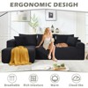 ChicFurnit L-Shaped Modular Sectional Sofa Couch Left Chaise Memory Foam Cloud Couch Oversized Couches for Living Room, Beige, 14.96"*15.75"*46.85" - 2 of 4