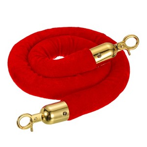 Unique Bargains Hotel Adjustable Crowd Control Stanchion Rope with Snap Hooks - 1 of 4