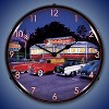 Collectable Sign & Clock | Red Arrow Dinner LED Wall Clock Retro/Vintage, Lighted - 2 of 4