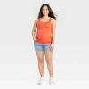 Over Belly Midi Maternity Jean Shorts - Isabel Maternity by Ingrid & Isabel™ - 3 of 4