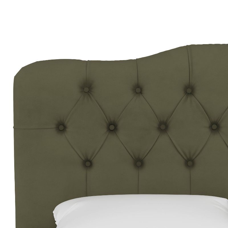 Skyline Furniture Seville Upholstered Bed in Linen, 5 of 8