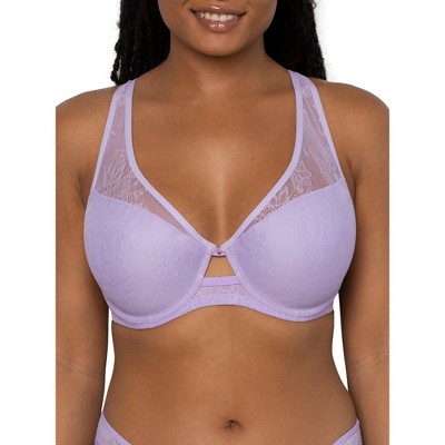 Smart & Sexy Women's Comfort Cotton Scoop Neck Unlined Underwire Bra Lilac  Iris 34d : Target