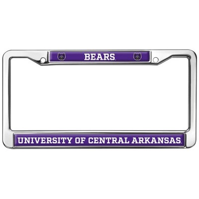 Central Arkansas Bears Logo Full Size Standard License Plate Metal Frame