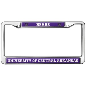 Central Arkansas Bears Logo Full Size Standard License Plate Metal Frame - 1 of 4
