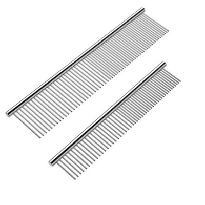 Bellura Pet - Stainless Grooming Comb for Pets - Silver