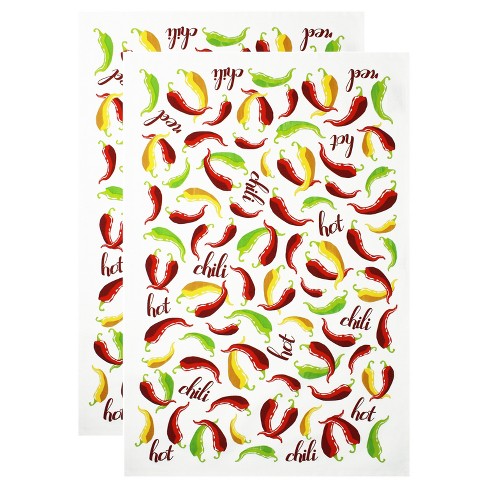  Funky Qiu Kitchen Towel Pepper Pattern Chili Hot,Dish Towels  for Kitchen Set of 1,Ultra Soft Microfiber Absorbent Tea Towel for Bathroom  Kitchen Home Supplies,18*28 : Home & Kitchen
