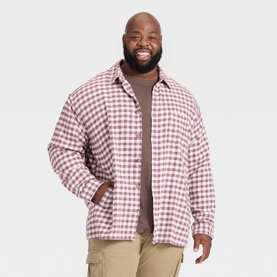 Men's Big & Tall Heavyweight Flannel Shirt - Goodfellow & Co™