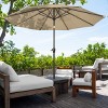 Nature Spring 10-ft Easy Crank Patio Umbrella with Auto Tilt - Vented Canopy for Deck, Balcony, Backyard, or Pool - 2 of 4