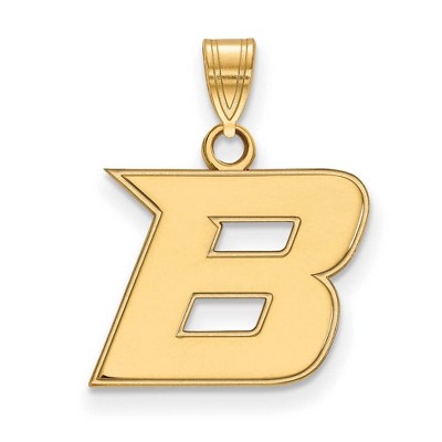 Black Bow Jewelry 14k Yellow Gold Boise State Broncos NCAA Small Pendant