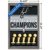 Trends International NBA San Antonio Spurs - Champions 23 Framed Wall Poster Prints - 3 of 4
