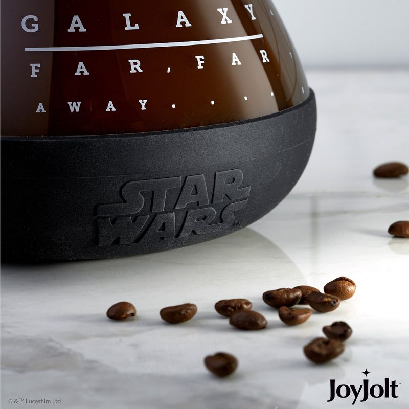 JoyJolt Star Wars Eye Chart Airtight Cold Brew Iced Coffee Maker 48 oz Non-Slip Silicone Base Glass Pitcher, 5 of 7