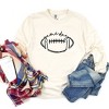 Simply Sage Market Women's Football Game Day Long Sleeve Garment Dyed Tee - 3 of 4