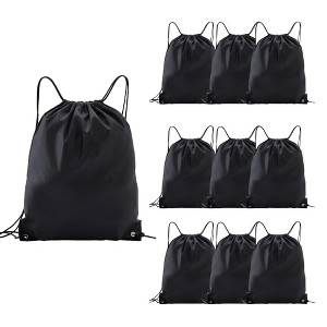 Generic drawstring backpack, Drawstring Bags Bulk,10 Pcs Draw String Bags, - 1 of 4