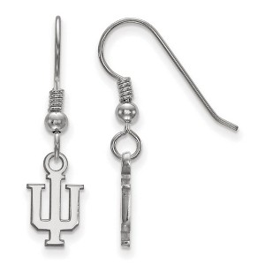 Black Bow Jewelry Sterling Silver Indiana Hoosiers NCAA Dangle Earrings - 1 of 3