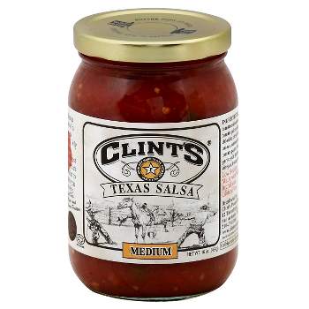 Clint's Texas Salsa Medium 16oz