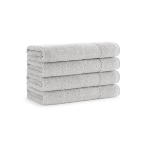 Aston & Arden Luxury Hand Towels (600 GSM, 18x32 in., 4-Pack), Solid Color Block - 1 of 4
