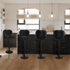 Bar Stools with High Backrest Adjustable Swivel Bar Stools Set of 4, Soft Cushioned Chairs Modern Barstools for Dining Room Counter Height - 4 of 4