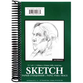  Jack Richeson Tape Bound Drawing Pad 18 x 24 60lb 100 Sheet :  Arts, Crafts & Sewing