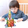 PICASSO-TILES Magnetic Tiles For Kids, Travel Size 40PCS Construction STEM Building Blocks Educational Toy - 4 of 4