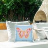 Stupell Industries Speckled Glitzy Butterfly Outdoor Decorative Throw Pillow, 18 x 18 - 3 of 3