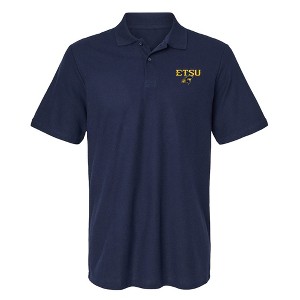 Men's East Tennessee State University Primary Mark Cotton Polo Short Sleeve T-Shirt - 1 of 4