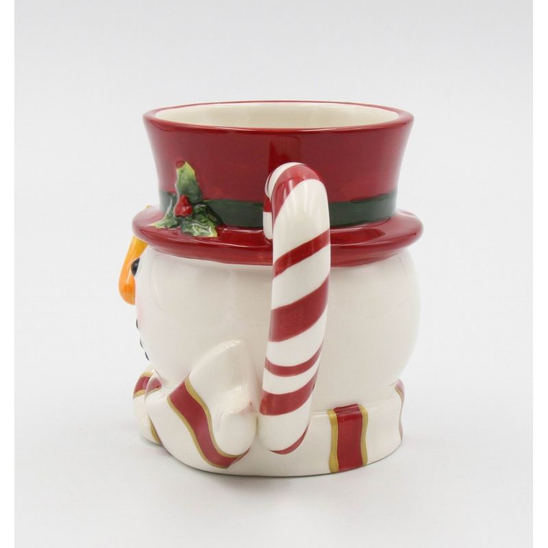 Kevins Gift Shoppe Ceramic Christmas Snowman Coffee Mug (Set of 2), 3 of 6