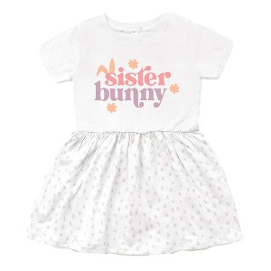 The Juniper Shop Sister Bunny Infant Dress - 1 of 3