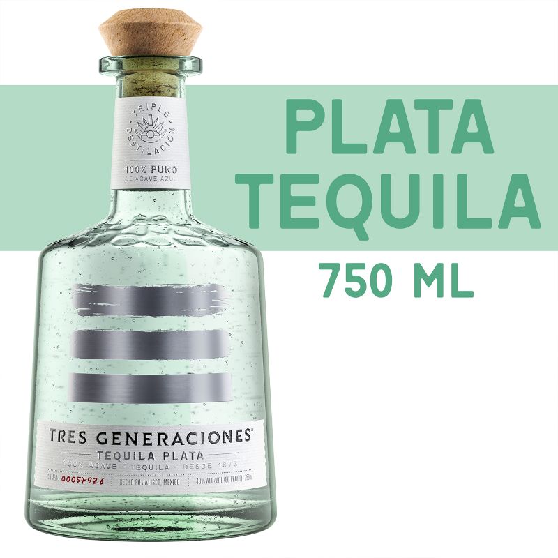 Tres Generaciones Organic Plata Tequila - 750ml Bottle, 4 of 9
