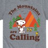 Boys' - Peanuts - Mountains Are Calling Short Sleeve Graphic T-Shirt - 2 of 4